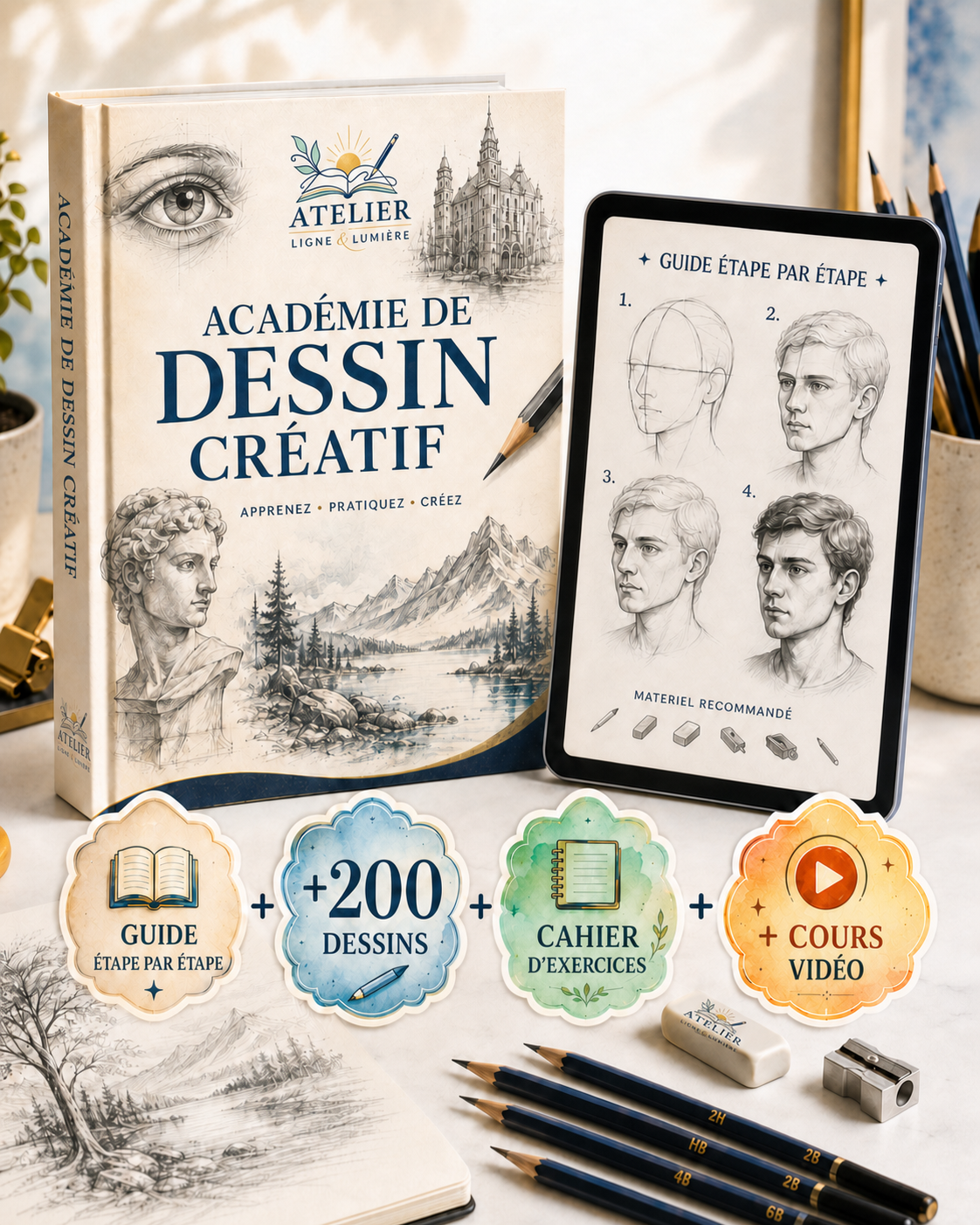 Académie de Dessin Créatif — Atelier Ligne & Lumière
